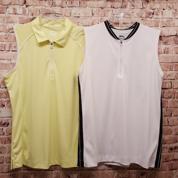 Slazenger Tops - Slazenger Shirts Set of 2 Gold (1 with collar/1 no collar) Size Large